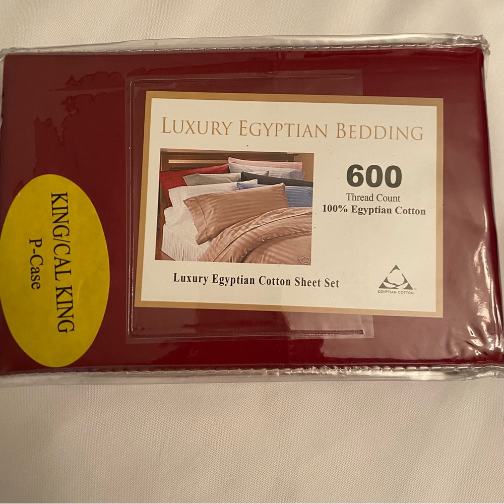 New in open package set of two pillowcases king size